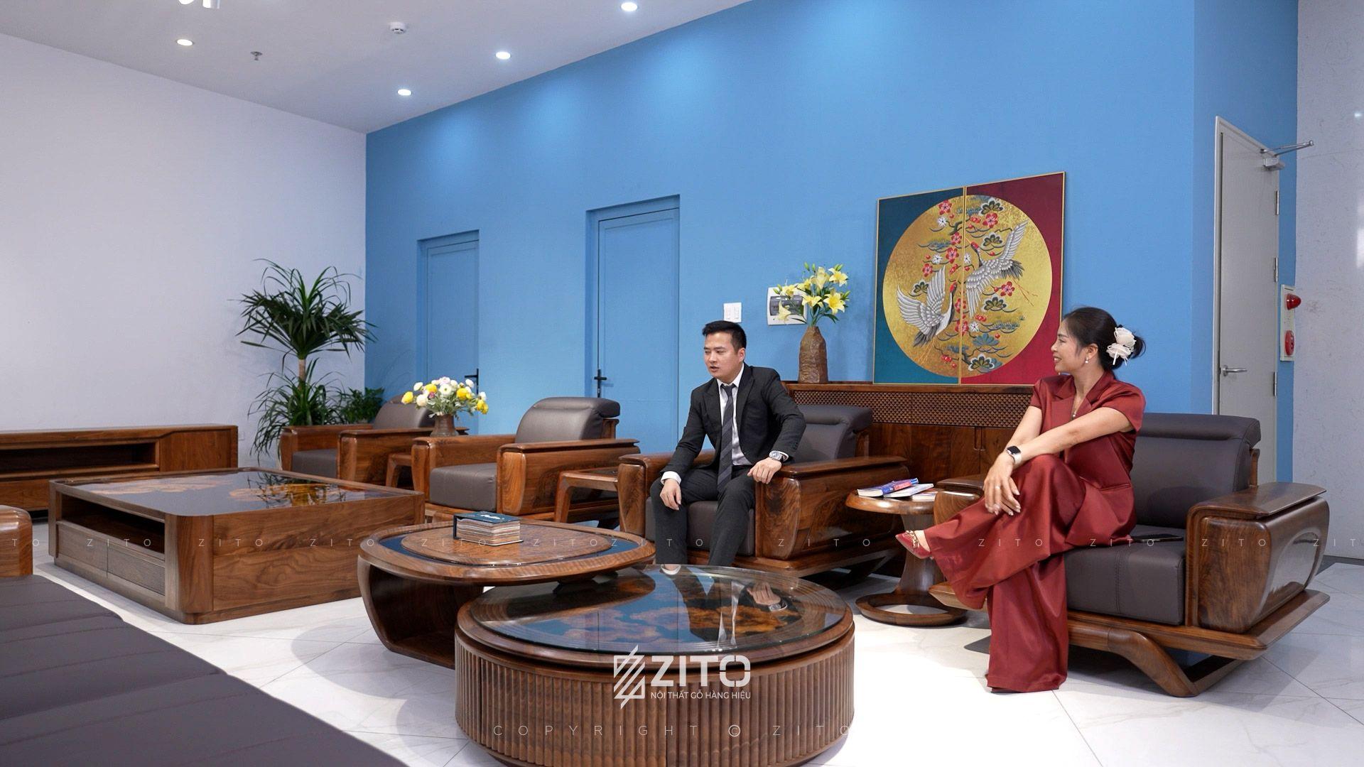 Sofa gỗ ZG 193 4 ghế đơn đối 2 văng