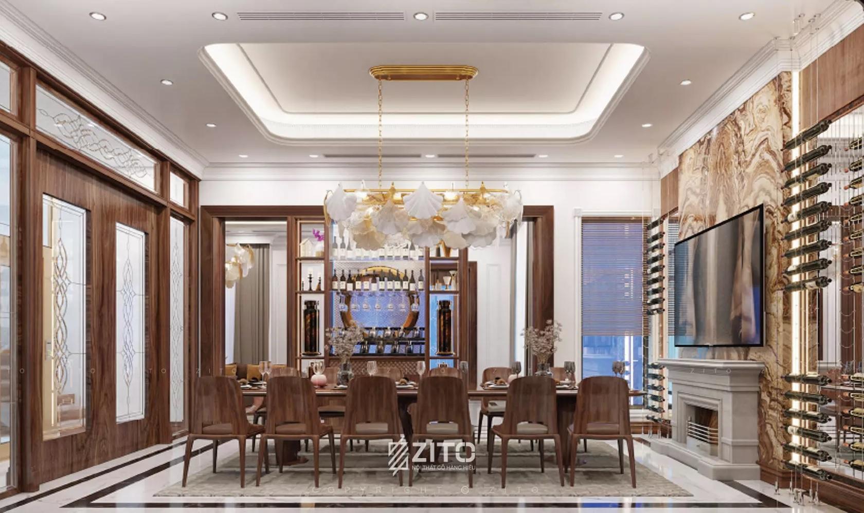 Thiết kế biệt thự Tân cổ điển đẹp