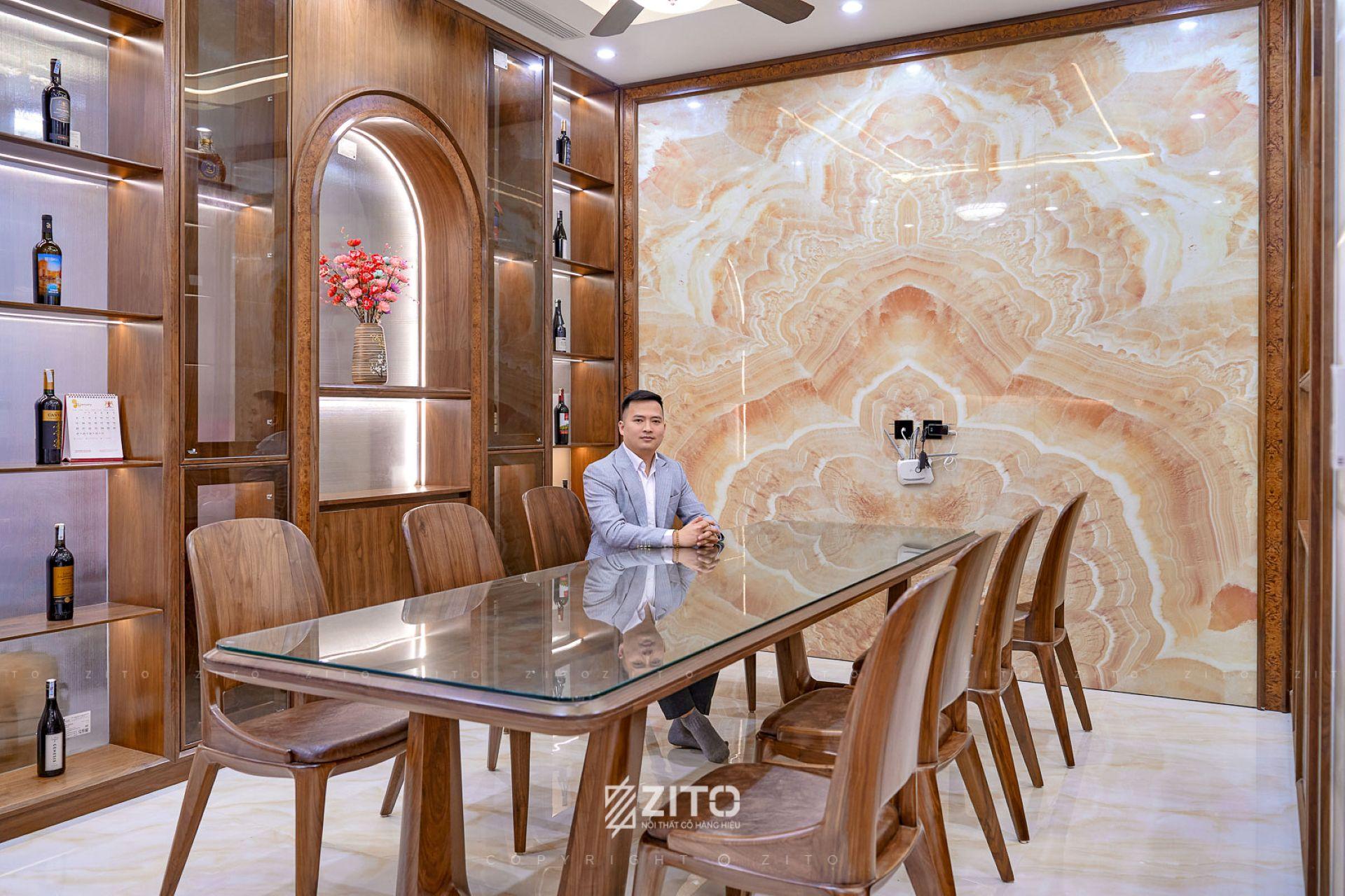 bàn ăn gỗ óc chó
