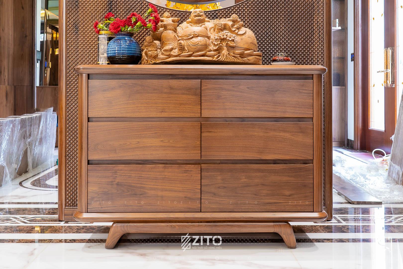 Các mẫu bàn tủ console gỗ óc chó được ZITO thiết kế với phiên bản độc bản, duy nhất