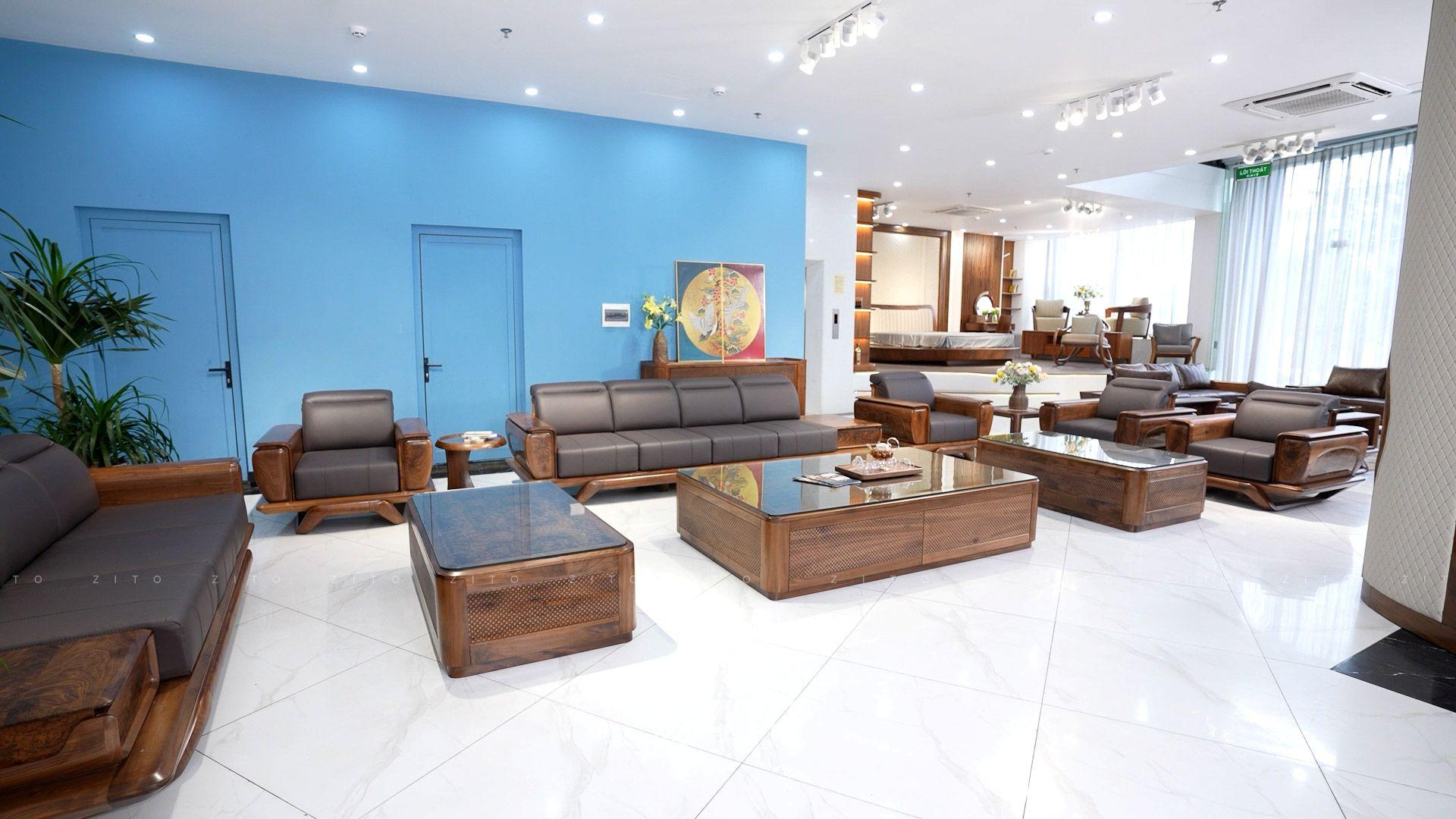 Đánh giá sofa gỗ óc chó ZG 193