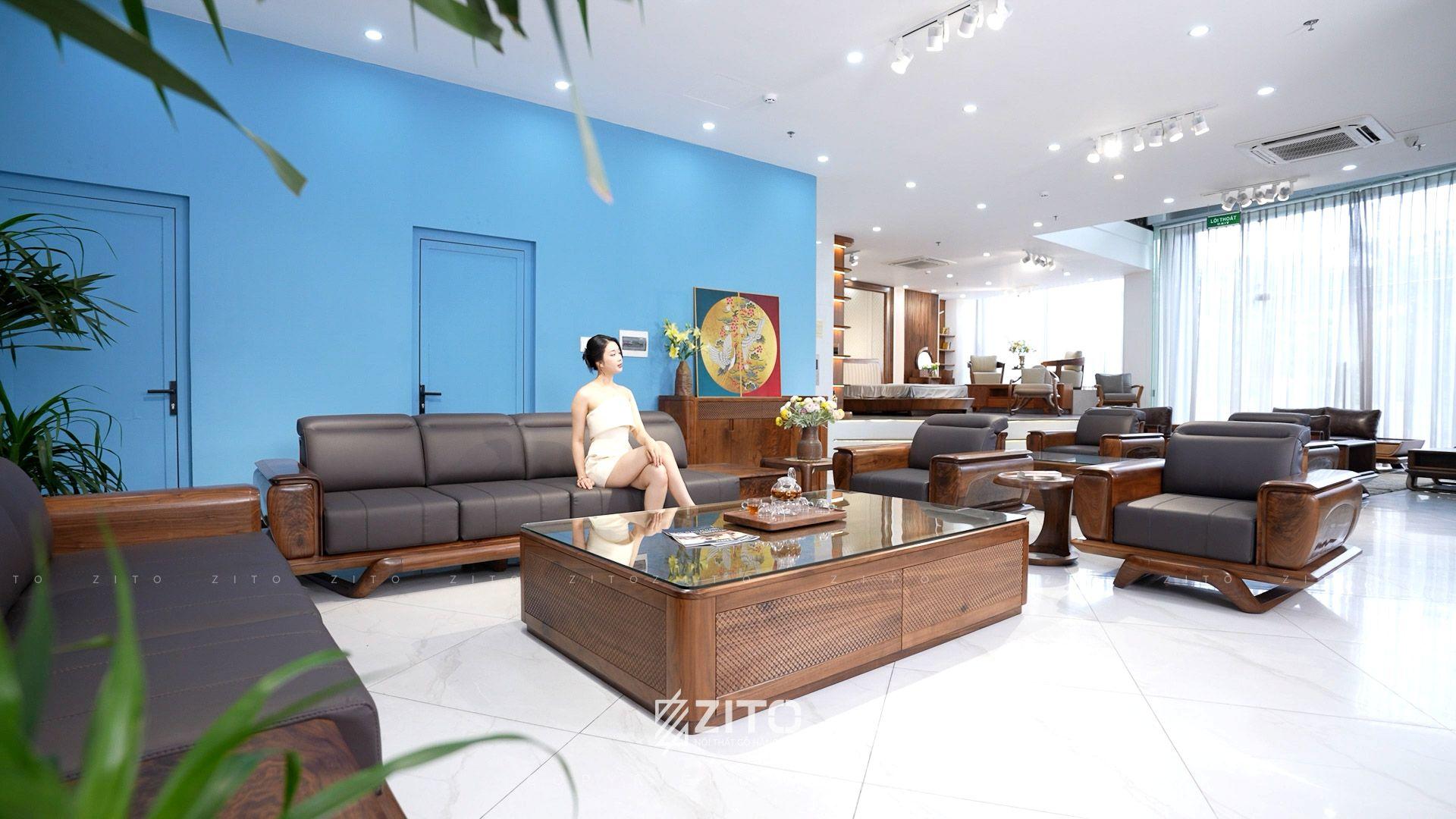 Đánh giá sofa gỗ óc chó ZG 193