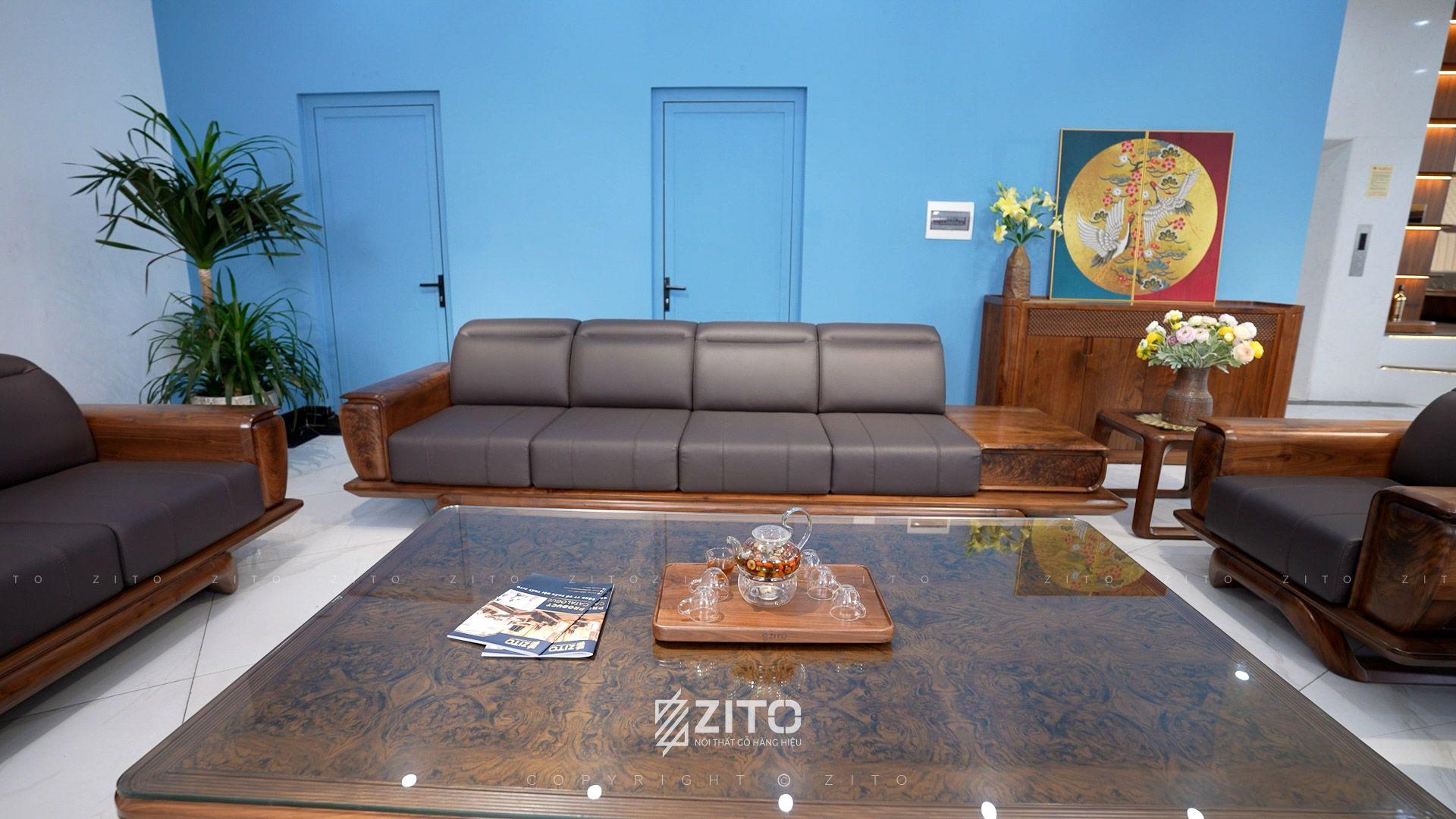 Đánh giá sofa gỗ óc chó ZG 193