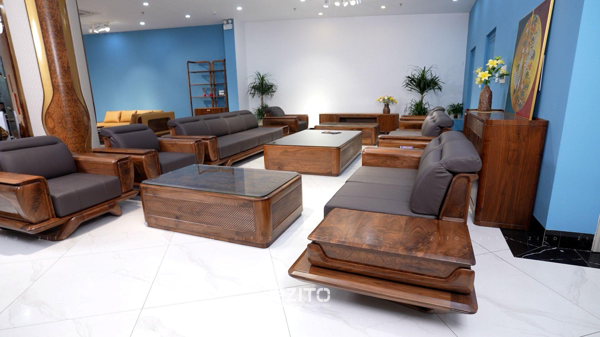 Đánh giá sofa gỗ óc chó ZG 193