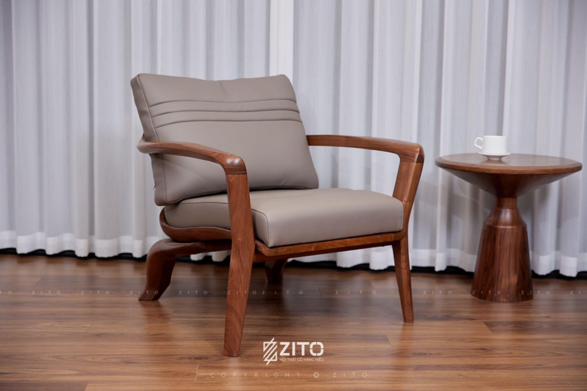 Ghế gỗ óc chó ZC 003