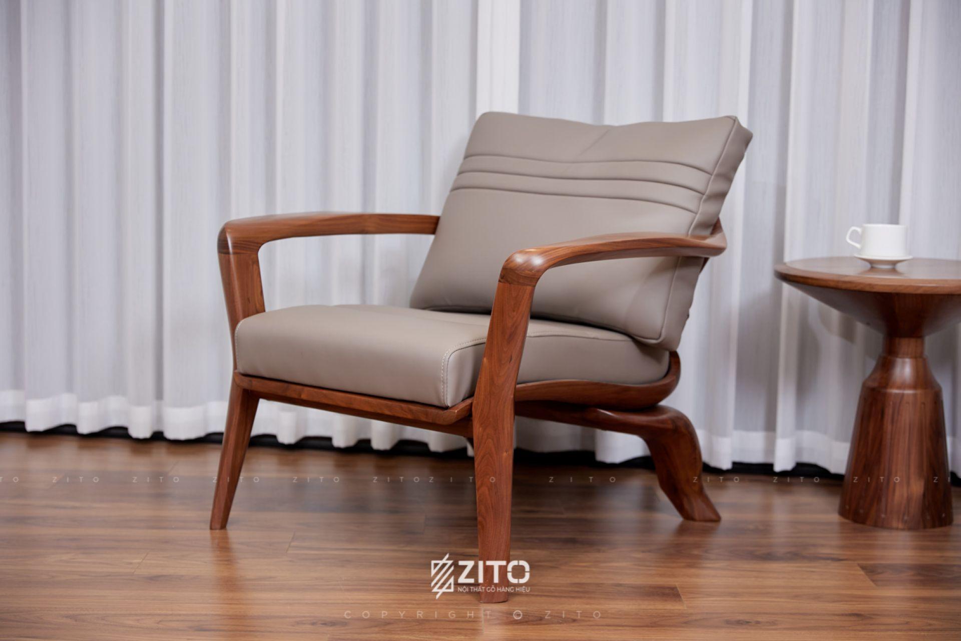 Ghế gỗ óc chó ZC 003