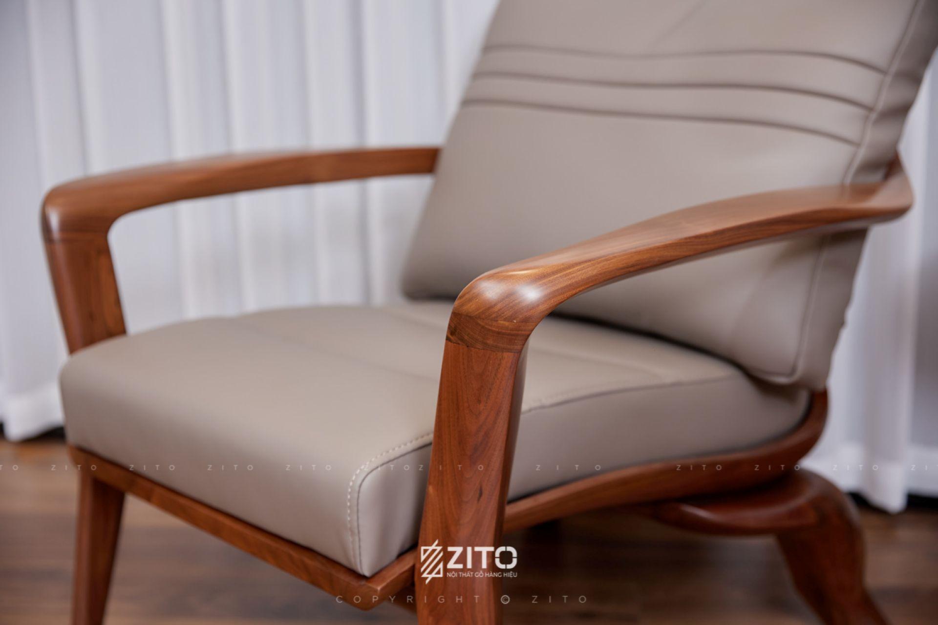 Ghế gỗ óc chó ZC 003
