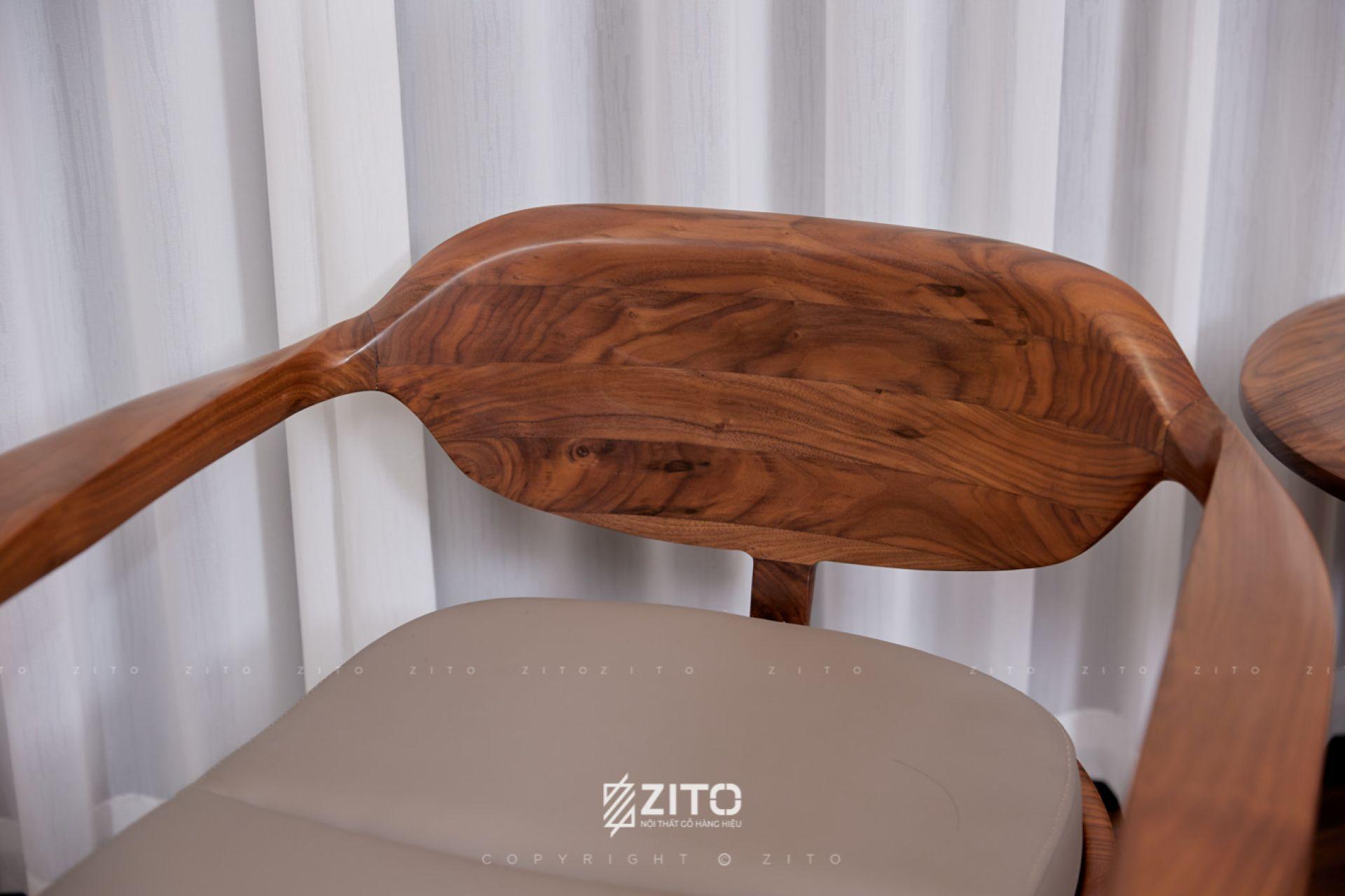 Ghế gỗ óc chó ZC 003