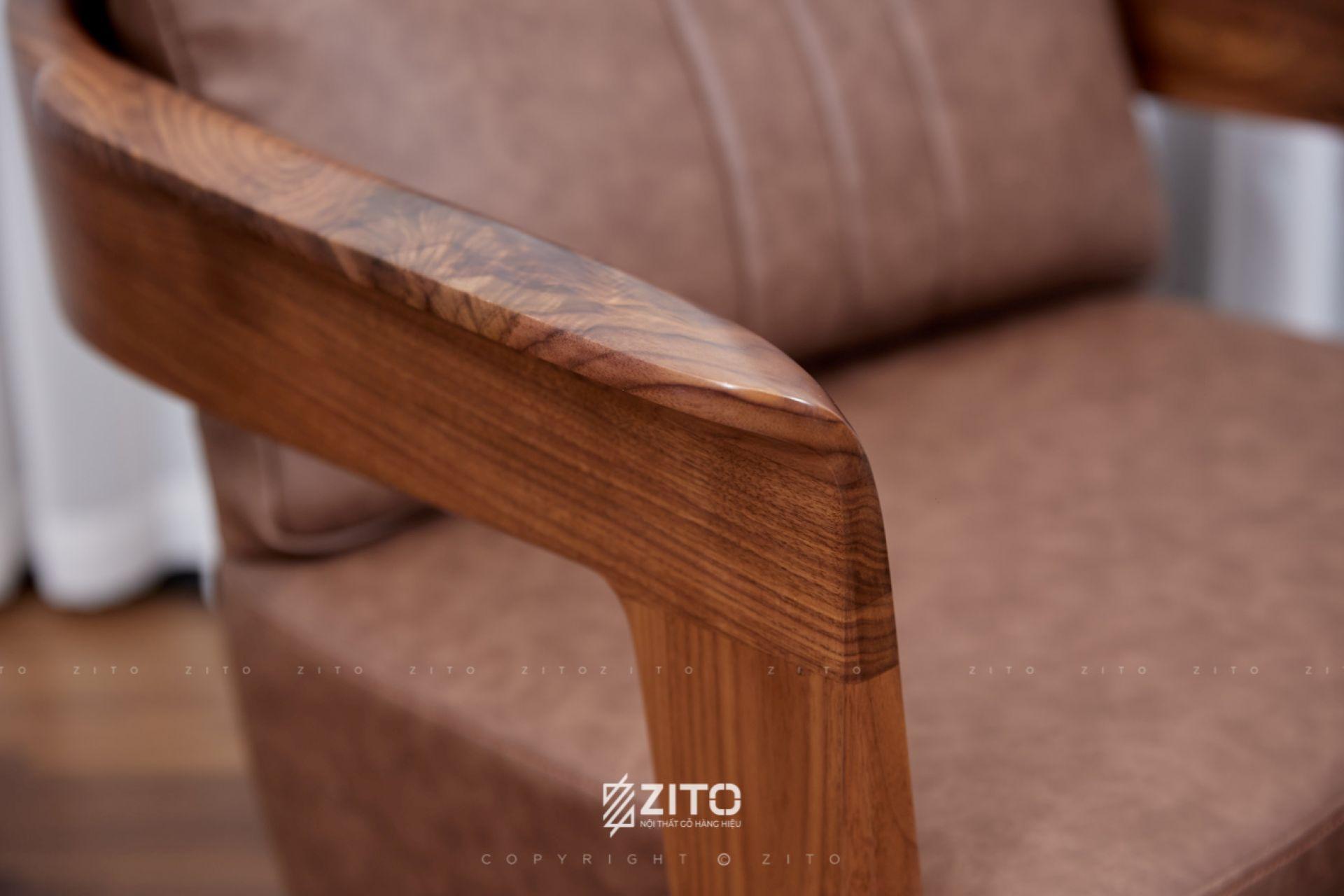 Ghế gỗ óc chó ZC 005