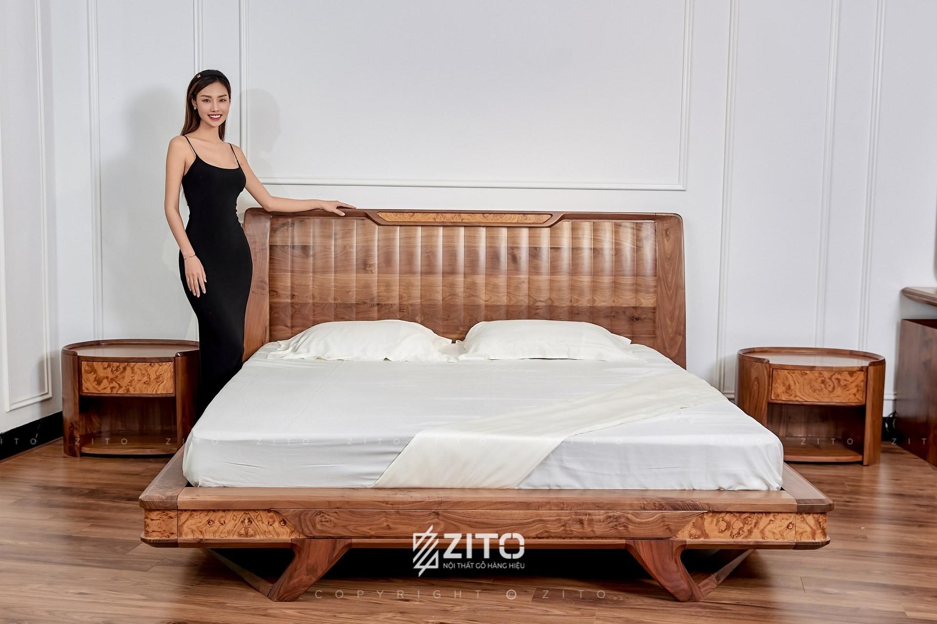 giường ngủ gỗ ZITO ZA 812