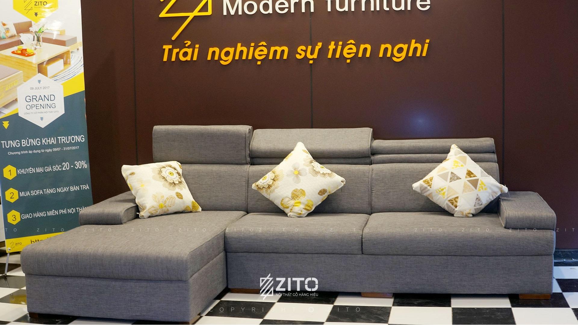 Sofa nỉ và sofa vải cần được vệ sinh thường xuyên để tránh bụi bẩn