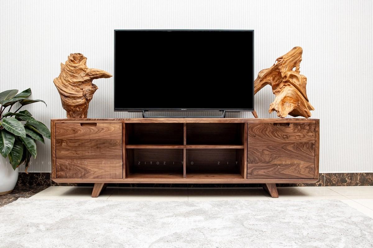 KỆ TIVI GỖ ÓC CHÓ ZK 515 MASON