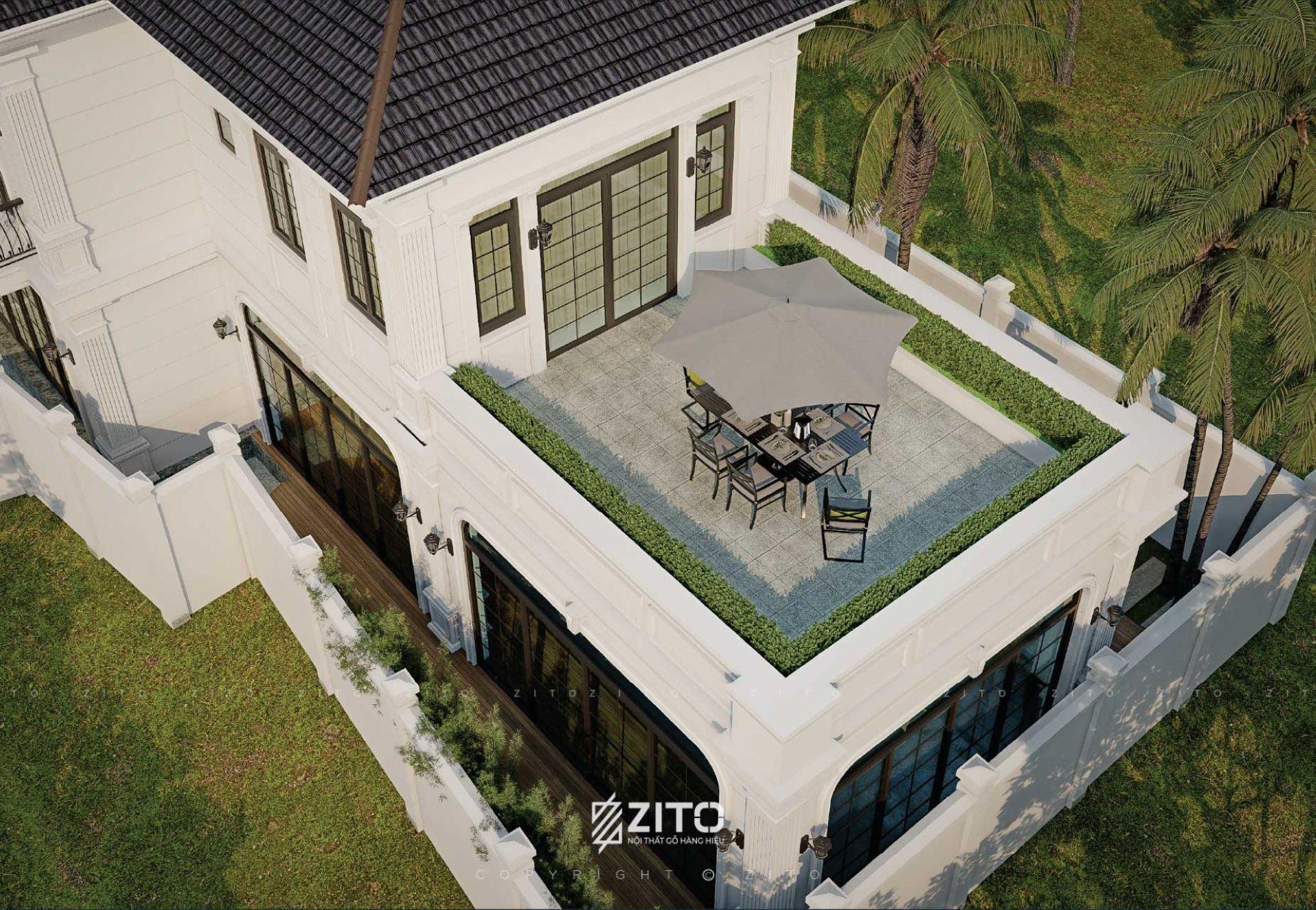 mẫu biệt thự tân cổ điển 2 tầng Bắc Giang
