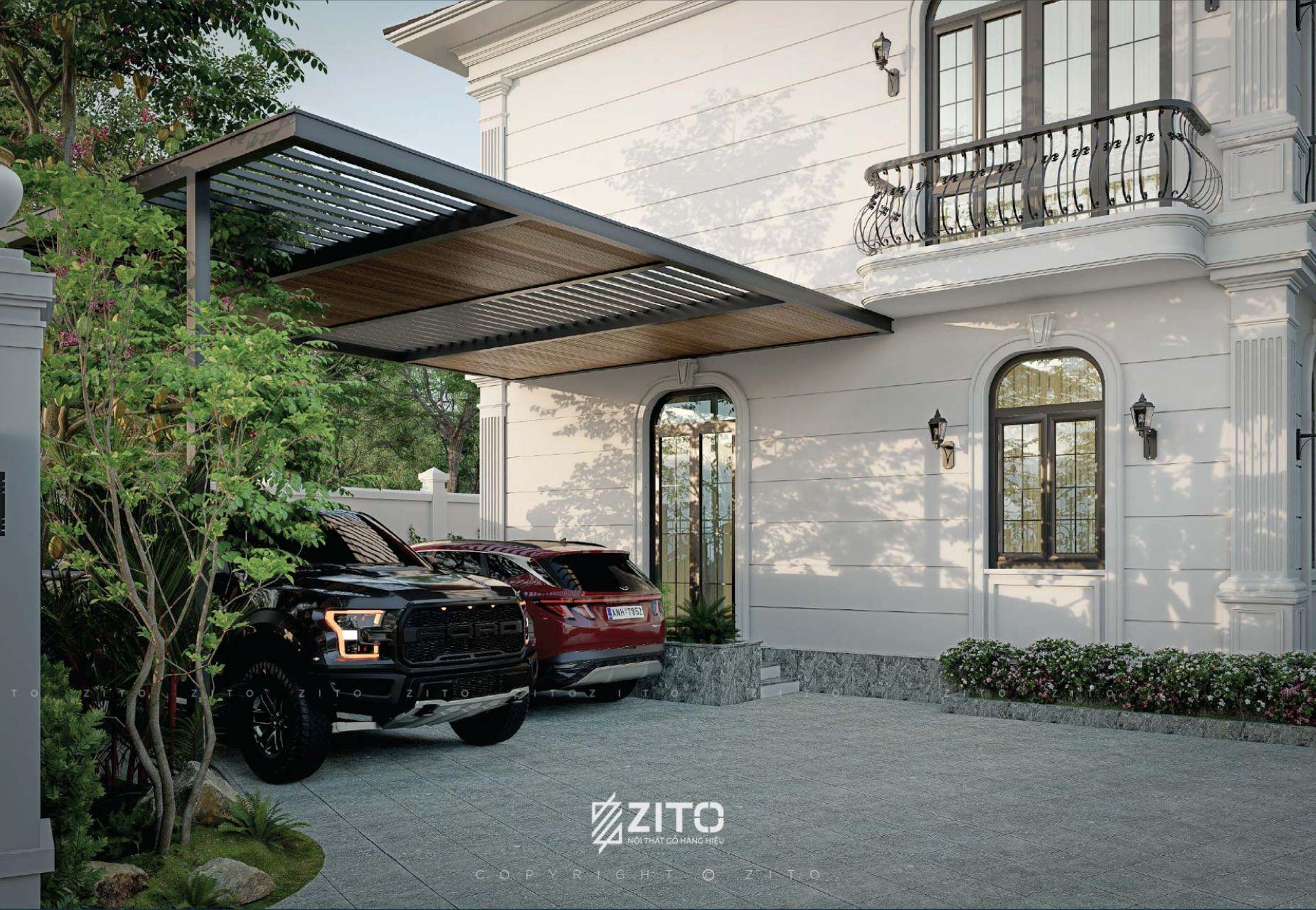 mẫu biệt thự tân cổ điển 2 tầng Bắc Giang
