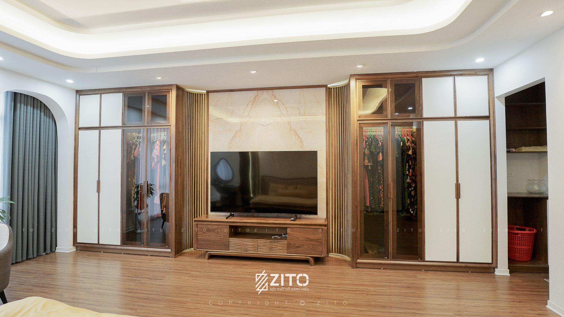 ZITO tinh tế trong việc khéo léo chọn lựa chọn tông màu gỗ vừa đảm bảo độ lịch sử, sang trọng mà không bị tối