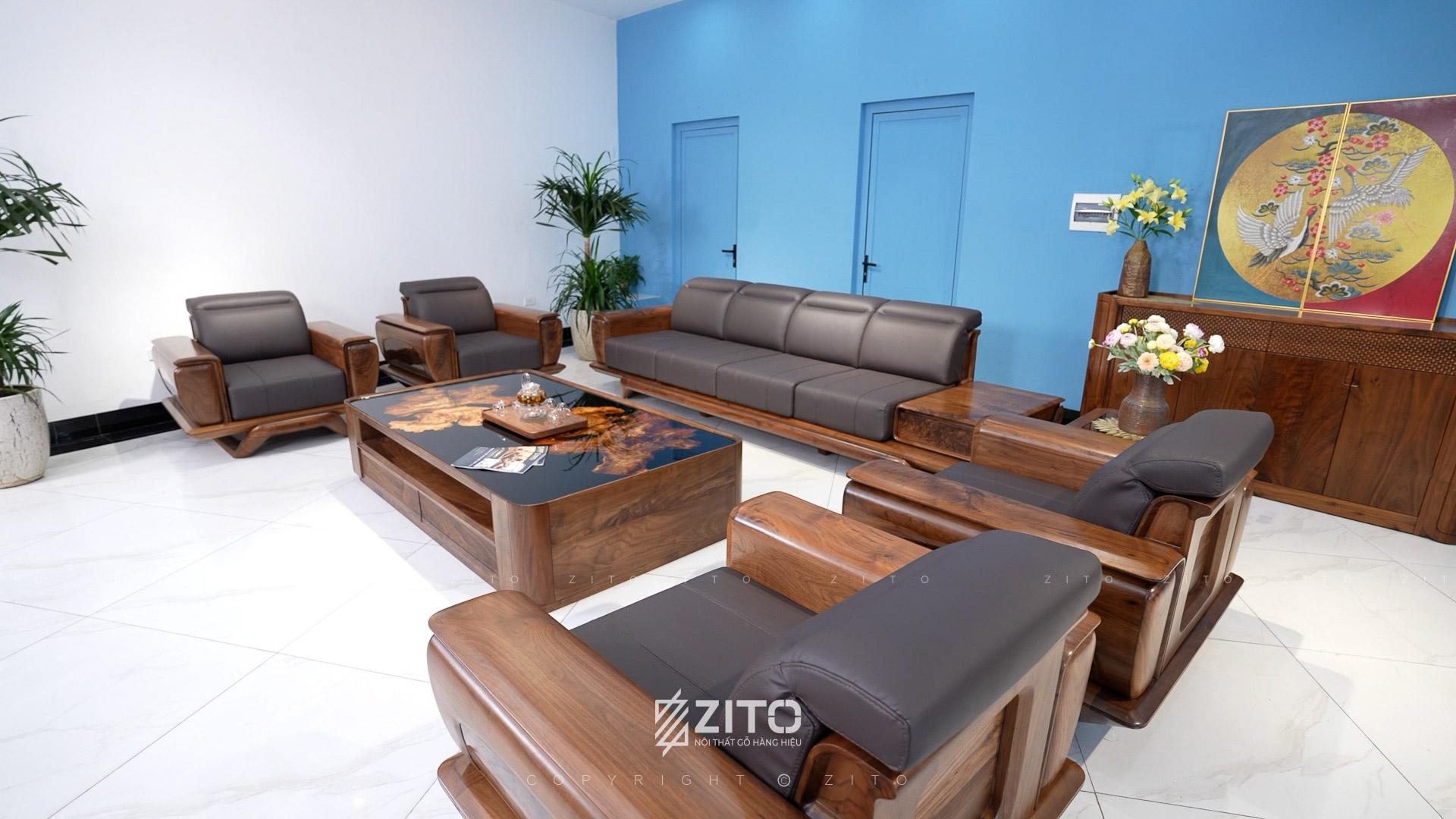 Sofa ZG 193 cho phòng khách biệt thự nhà siêu rộng