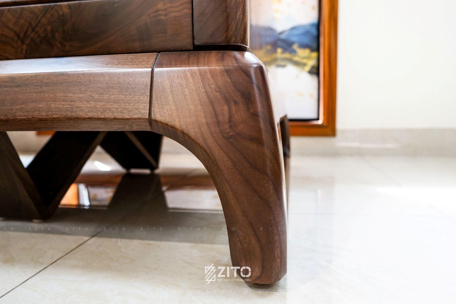 sofa gỗ tự nhiên chữ U ZG 156