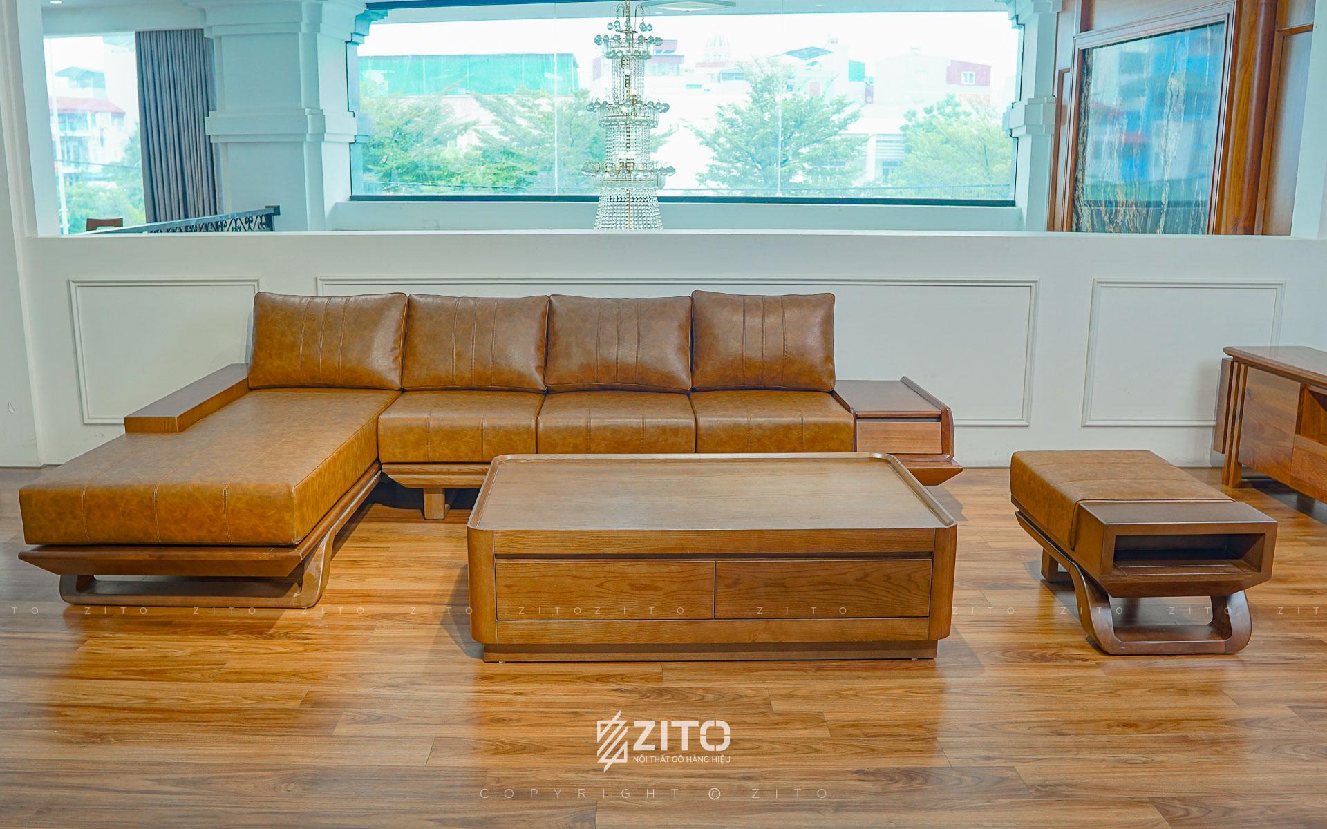 Mẫu sofa gỗ tự nhiên ZG 132