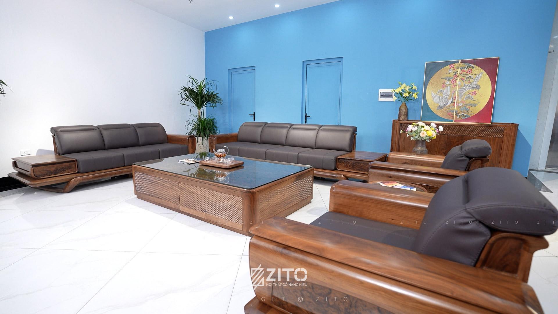 Sofa gỗ ZG 193 nhà vườn nghỉ dưỡng