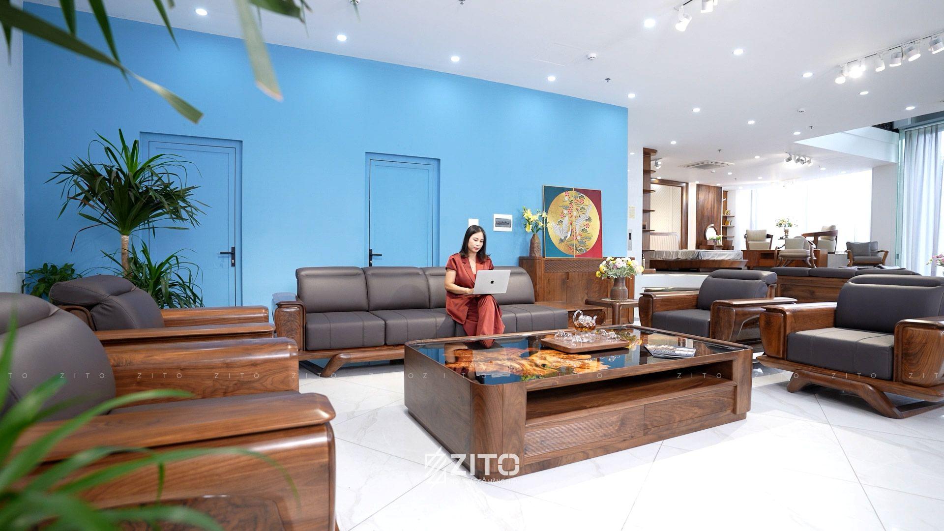 Sofa gỗ ZG 193 văng 4 4 ghế đơn
