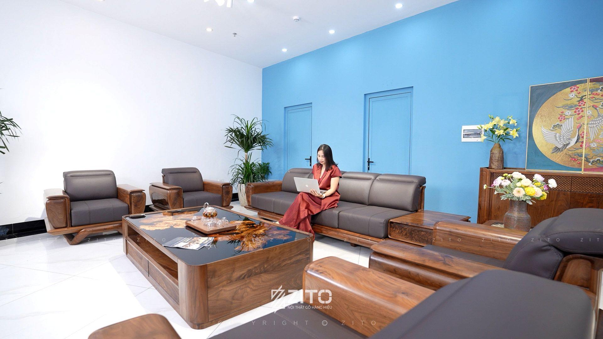 Sofa gỗ ZG 193 văng 4 4 ghế đơn
