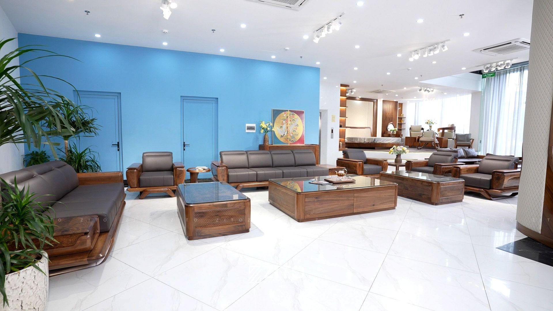 Sofa gỗ ZG 193 văng 4 4 ghế đơn
