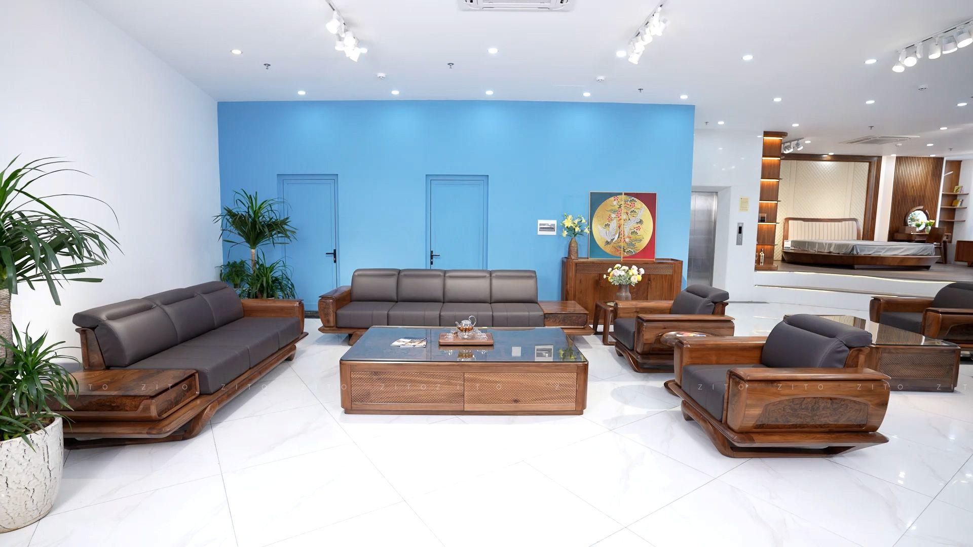 Sofa văng gỗ óc chó ZG 193