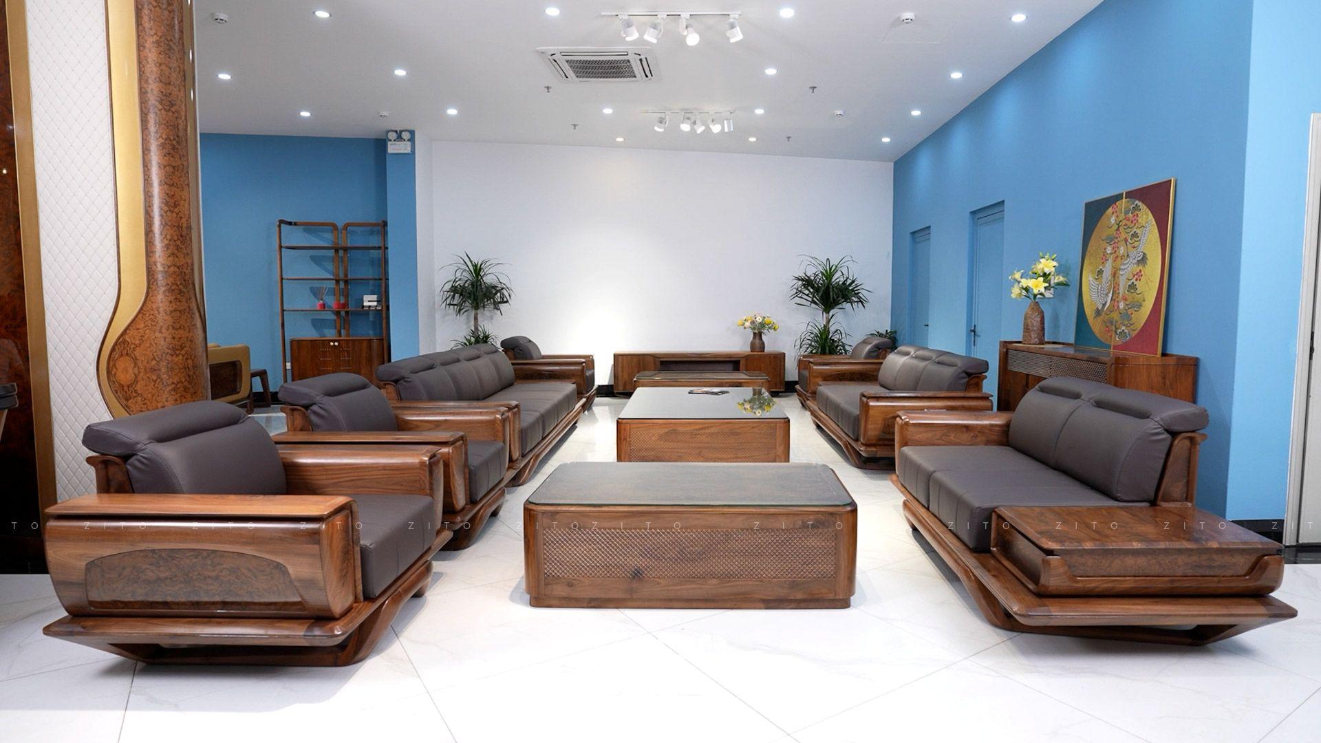 Sofa văng gỗ óc chó ZG 193