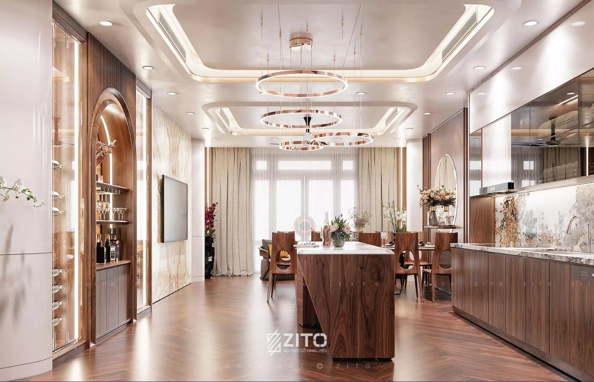 Thi công nội thất nhà phố Hà Đông