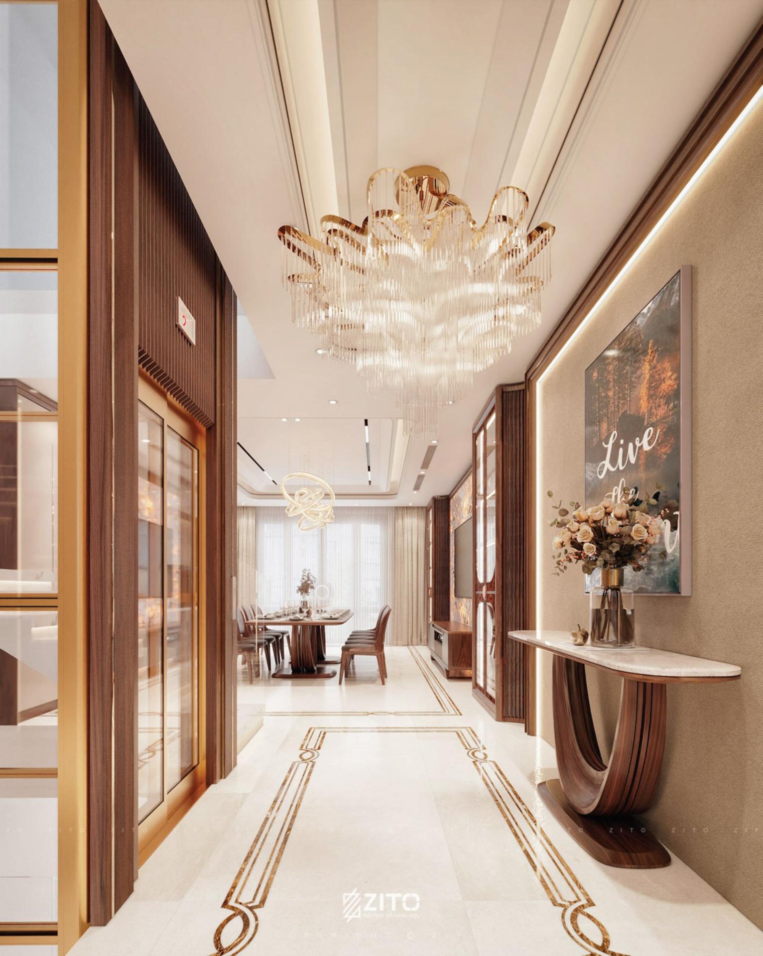 Thiết kế nội thất biệt thự Bắc Ninh
