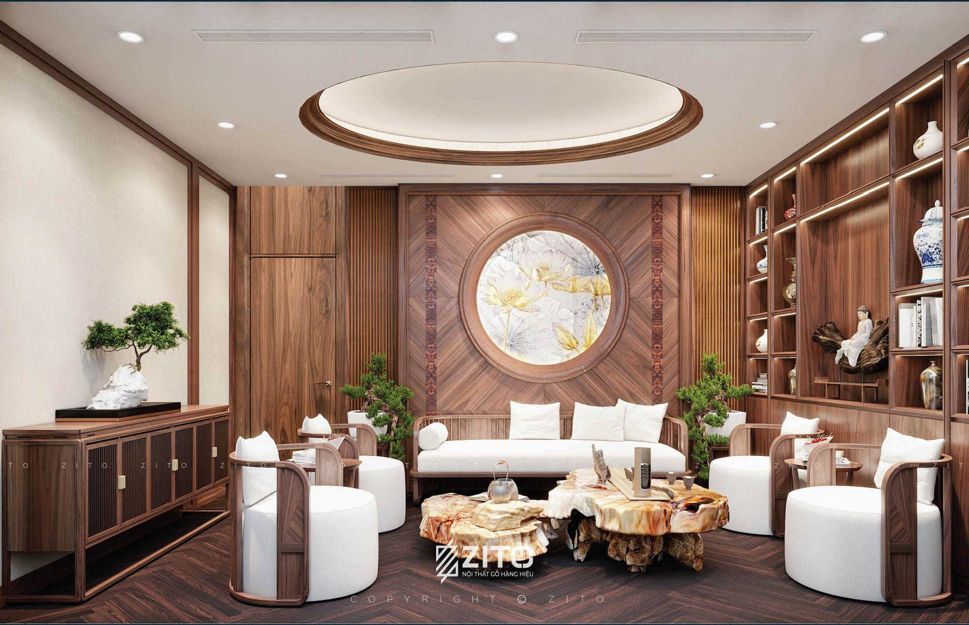 Thiết kế nội thất biệt thự Bắc Ninh
