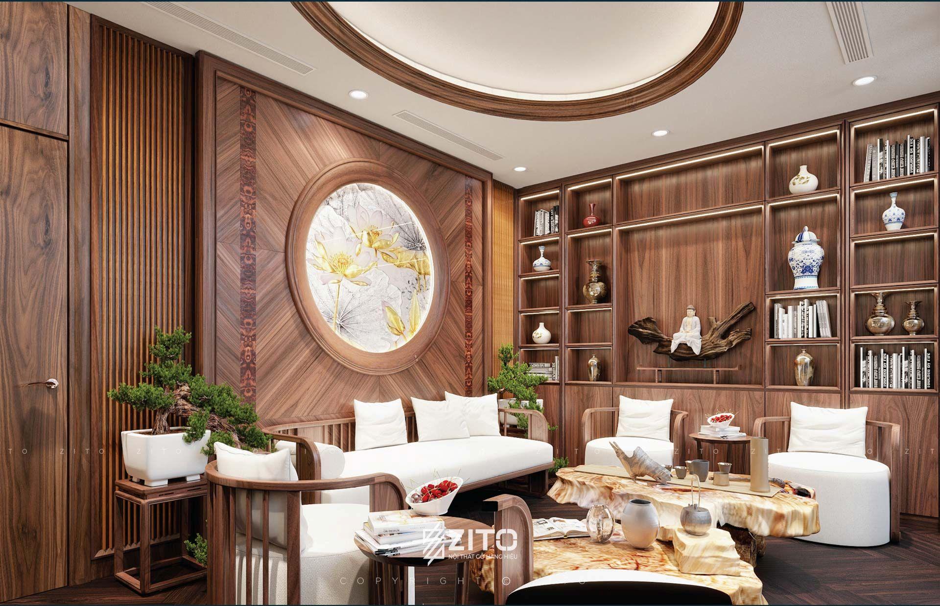 Thiết kế nội thất biệt thự Bắc Ninh
