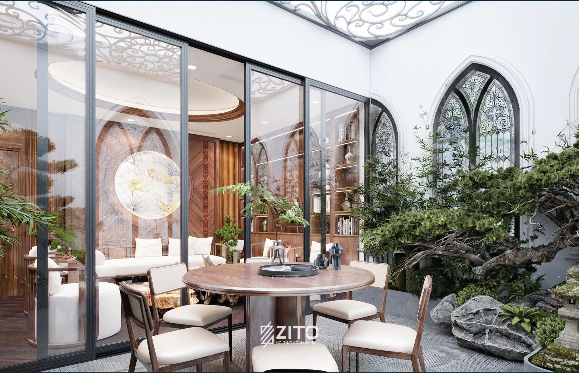 Thiết kế nội thất biệt thự Bắc Ninh
