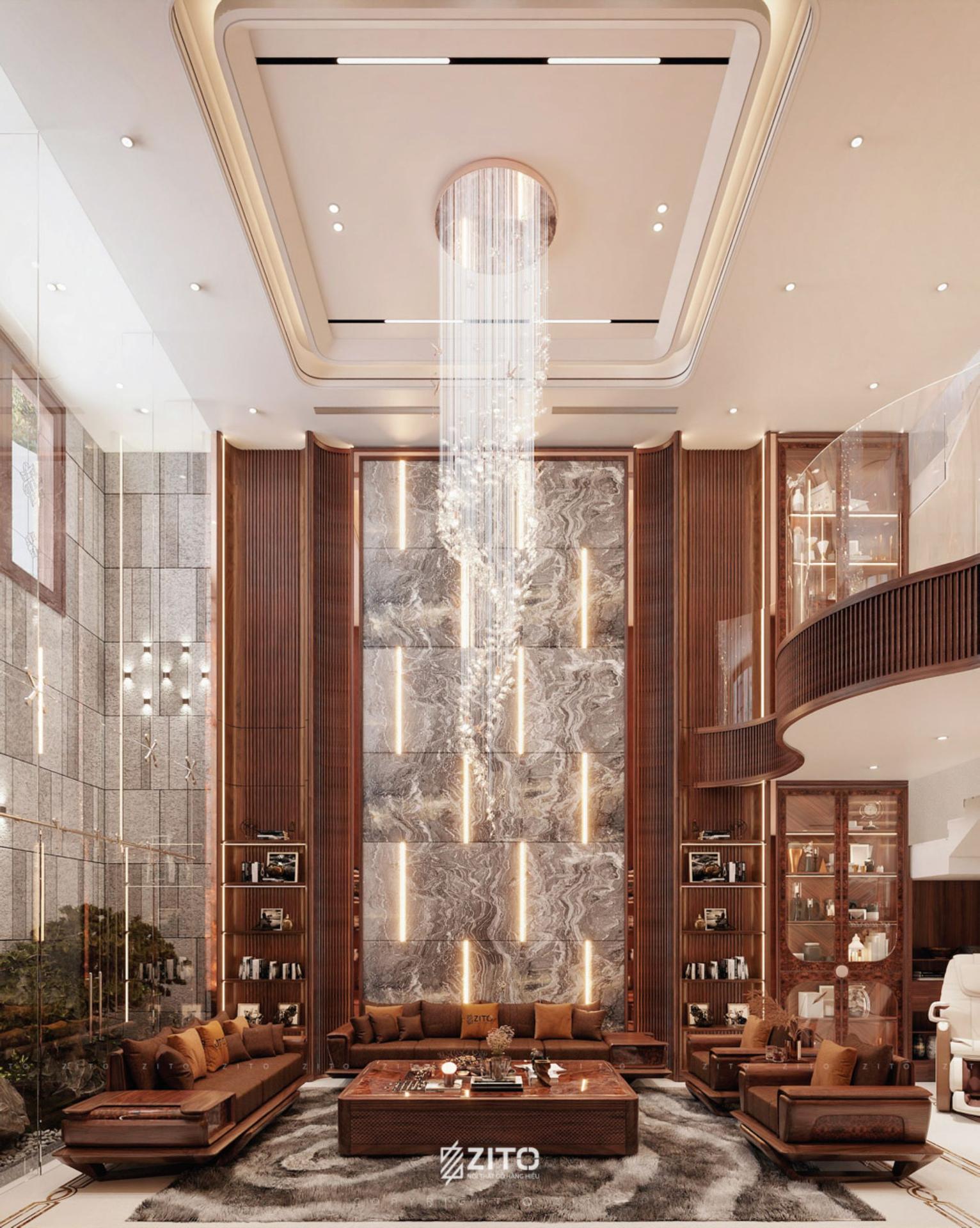 Thiết kế nội thất biệt thự Bắc Ninh
