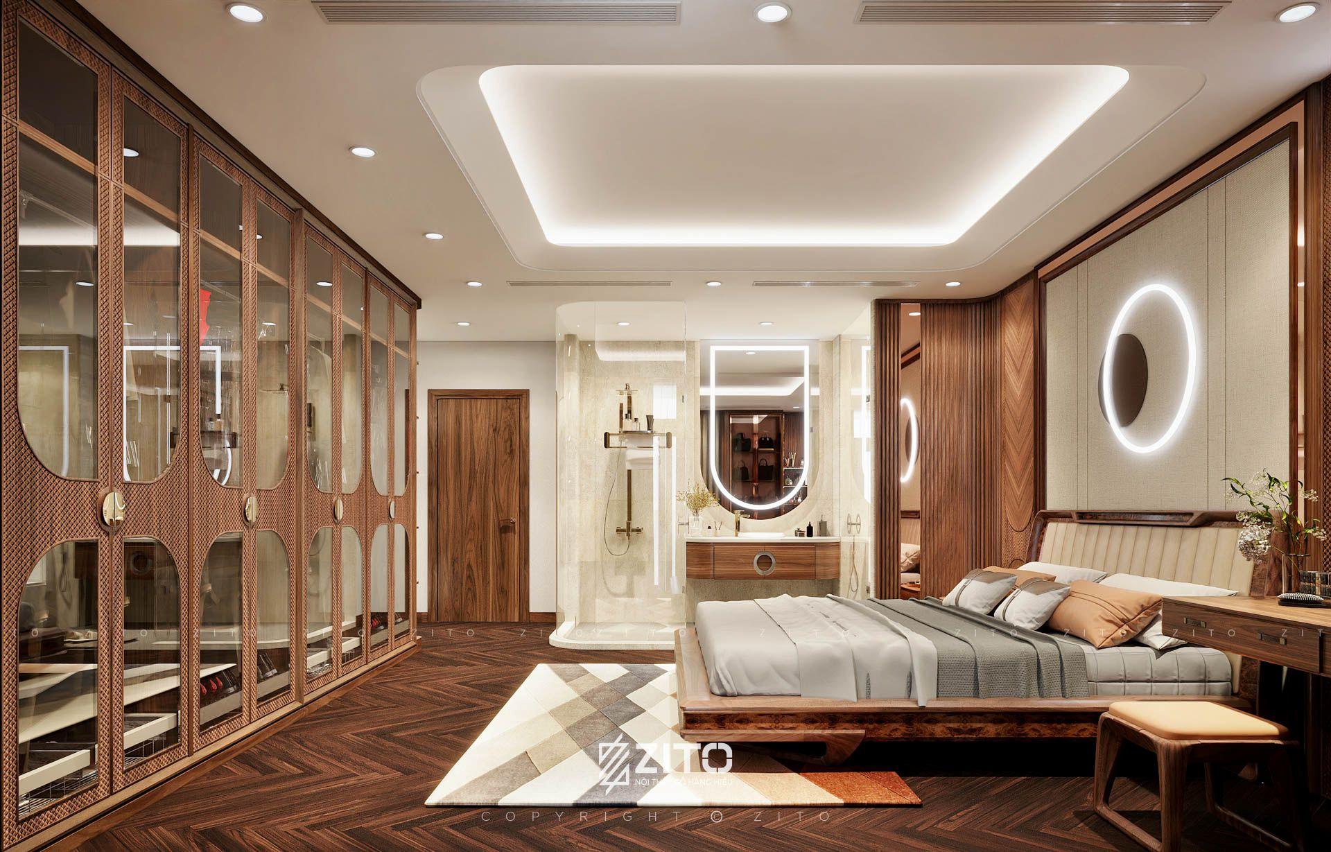 Thiết kế nội thất biệt thự Bắc Ninh
