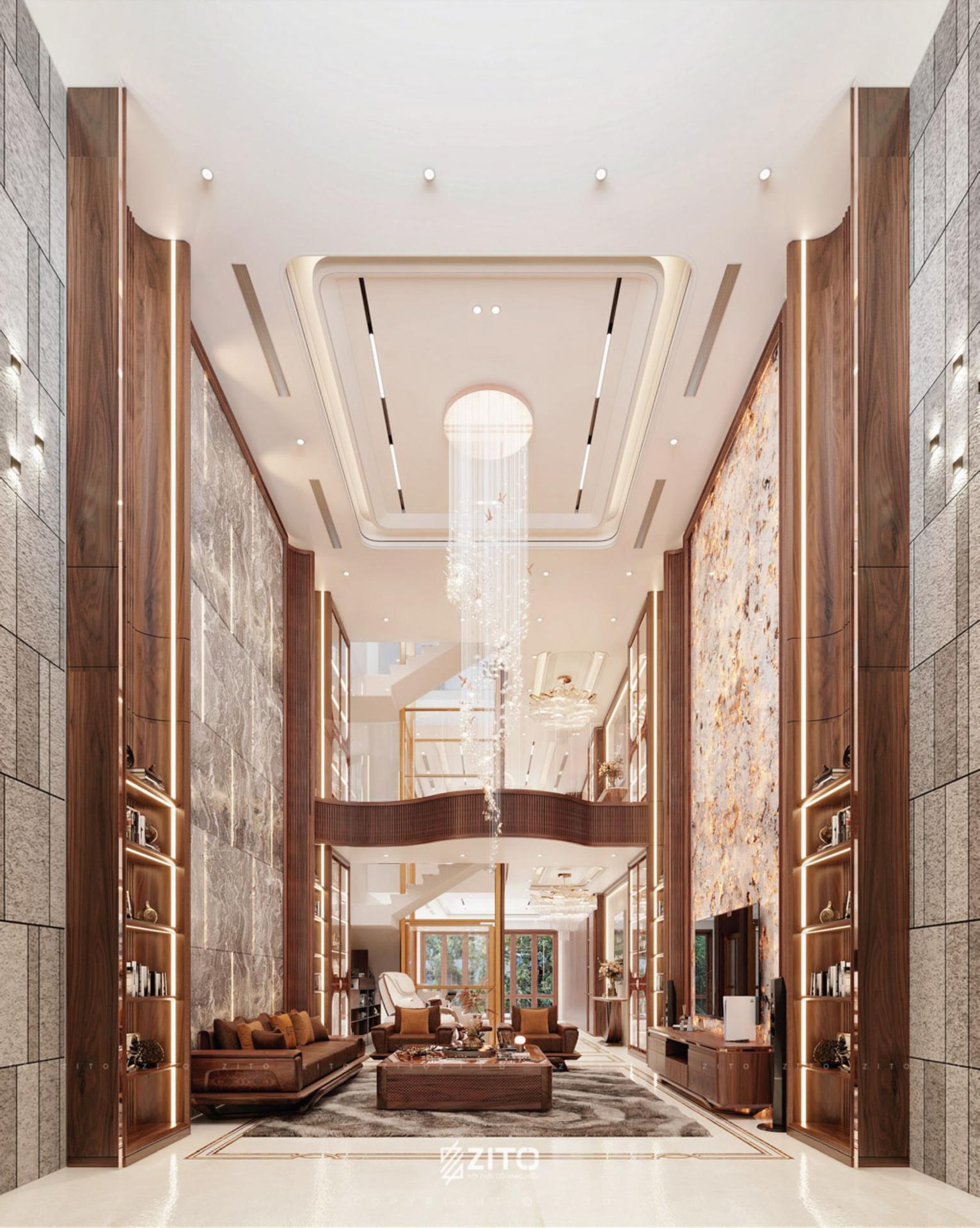 Thiết kế nội thất biệt thự Bắc Ninh
