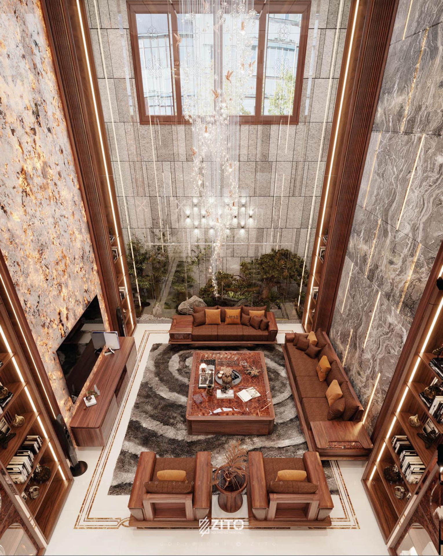 Thiết kế nội thất biệt thự Bắc Ninh
