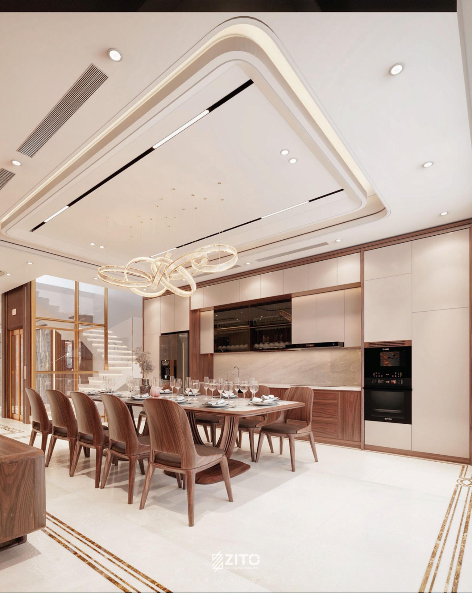 Thiết kế nội thất biệt thự Bắc Ninh
