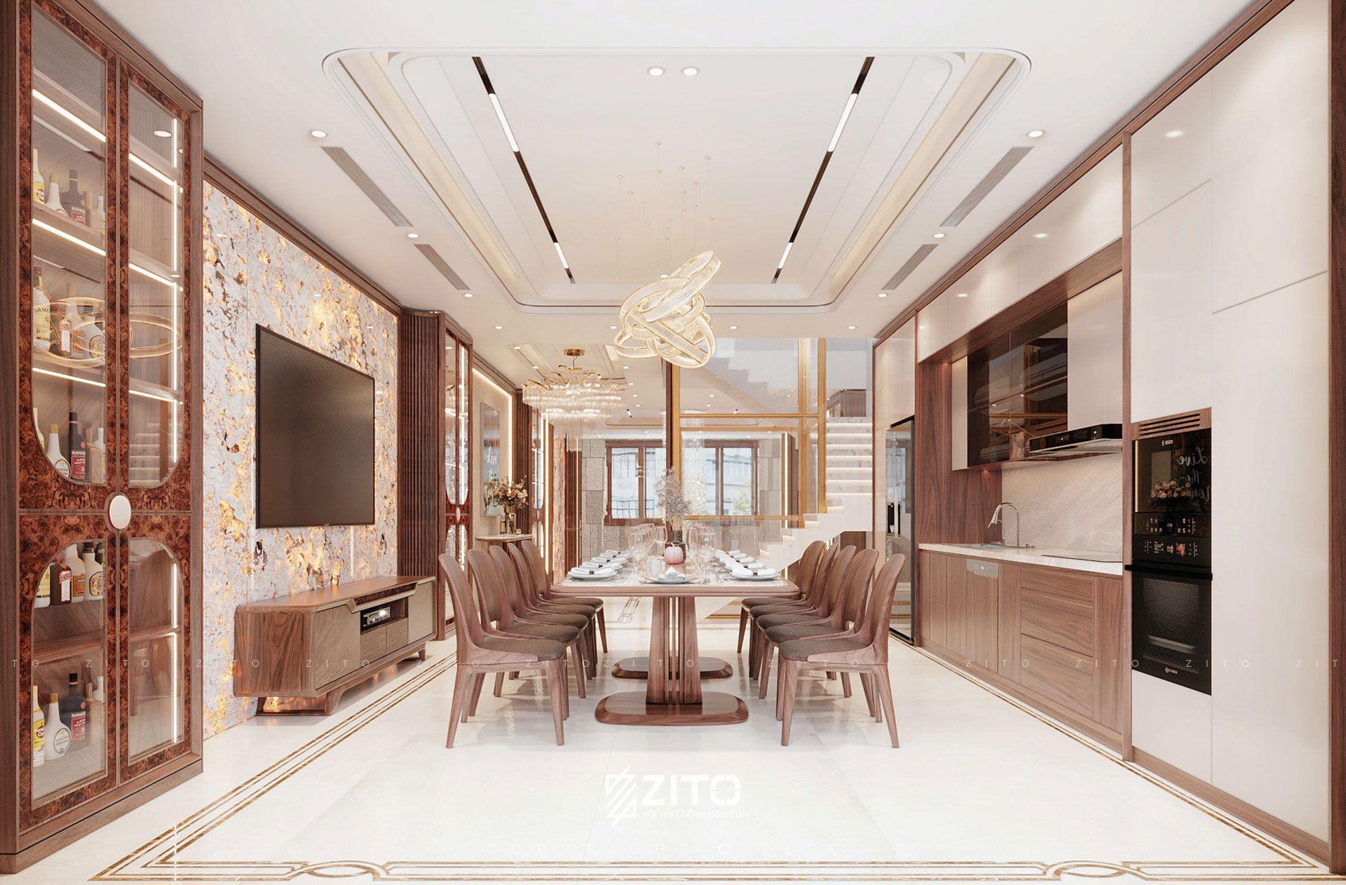 Thiết kế nội thất biệt thự Bắc Ninh
