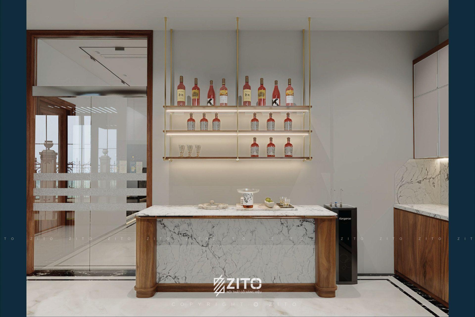 Thiết kế nội thất biệt thự Tân cổ điển Bắc Giang
