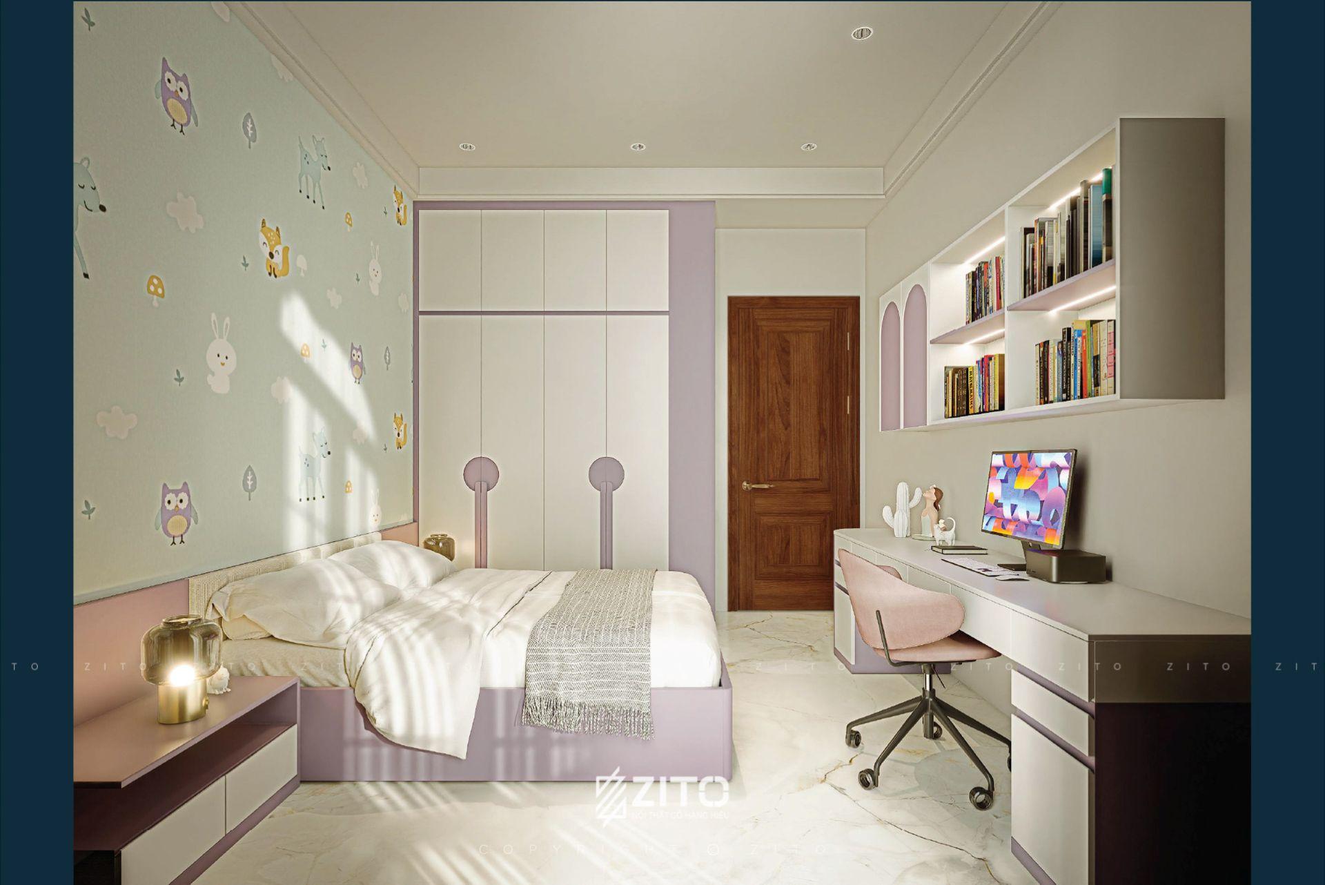 Thiết kế nội thất biệt thự Tân cổ điển Bắc Giang
