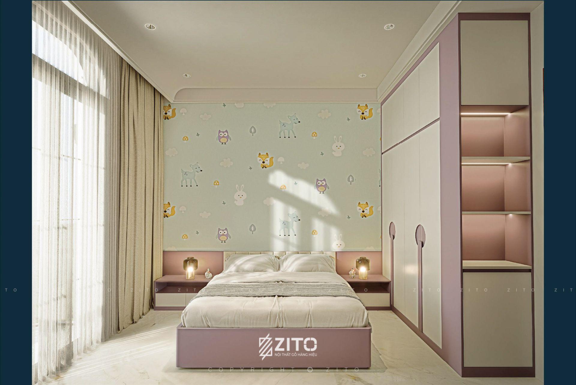 Thiết kế nội thất biệt thự Tân cổ điển Bắc Giang
