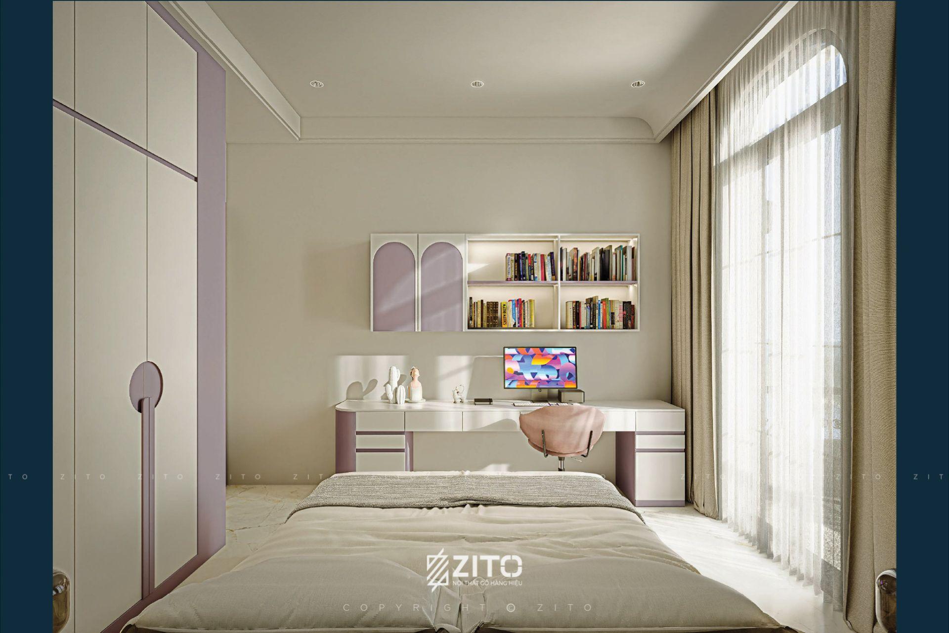 Thiết kế nội thất biệt thự Tân cổ điển Bắc Giang
