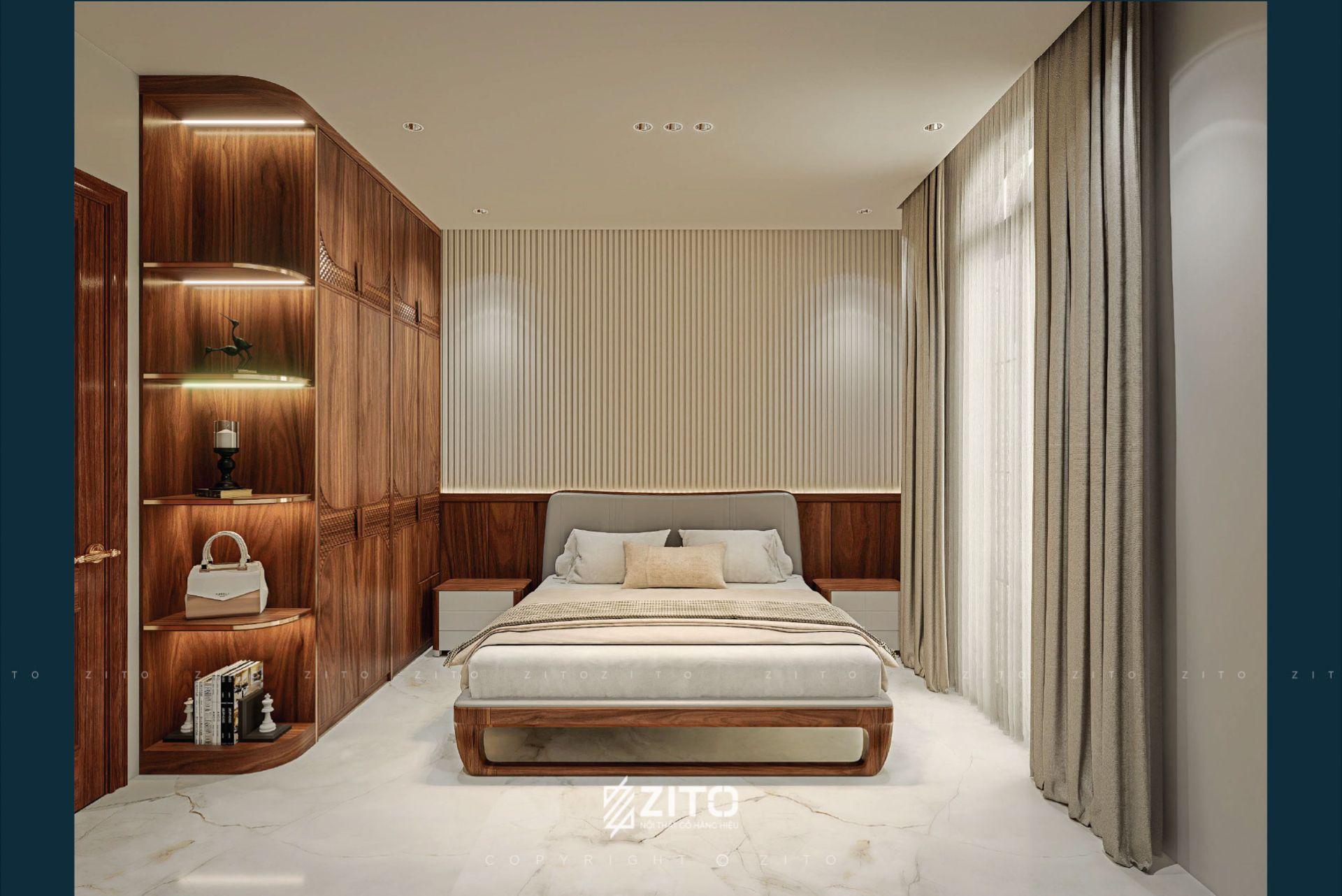 Thiết kế nội thất biệt thự Tân cổ điển Bắc Giang
