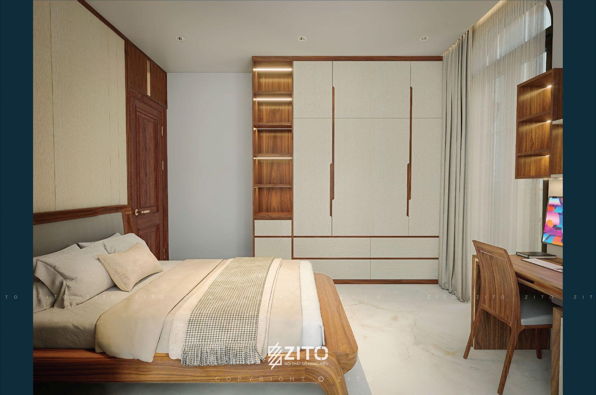 Thiết kế nội thất biệt thự Tân cổ điển Bắc Giang
