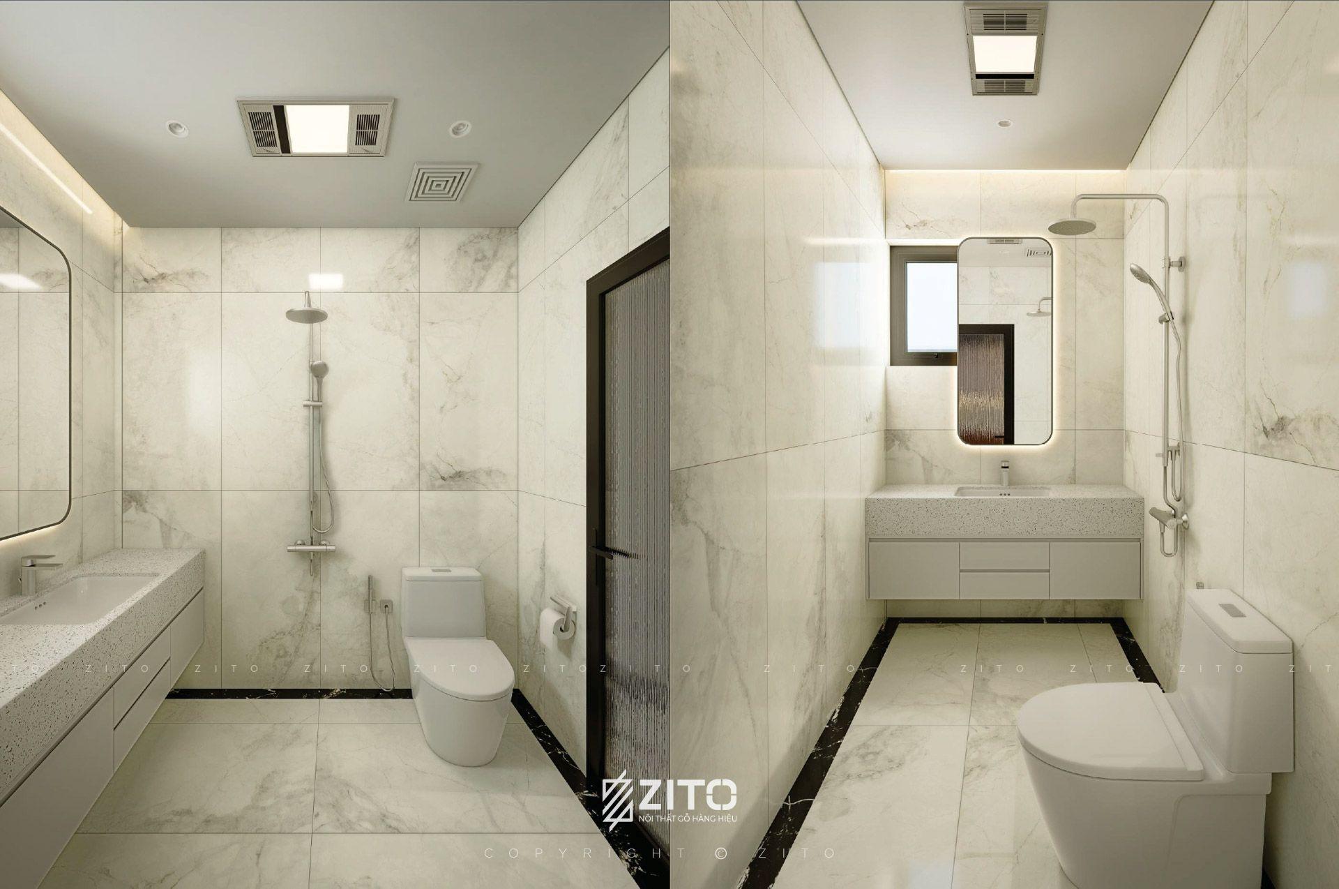 Thiết kế nội thất biệt thự Tân cổ điển Bắc Giang
