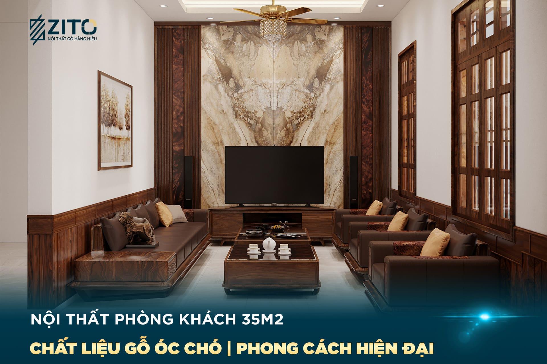 Thiết kế nội thất phòng khách Nghệ An - Gia đình anh Phúc